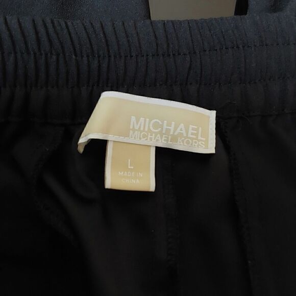 MICHAEL Michael Kors pull on pants Sz L Black and white - Picture 4 of 8